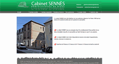 Desktop Screenshot of cabinetsennes.com
