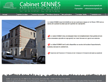 Tablet Screenshot of cabinetsennes.com